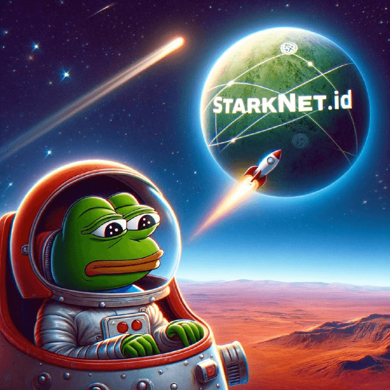 starknet ID x stark pepe